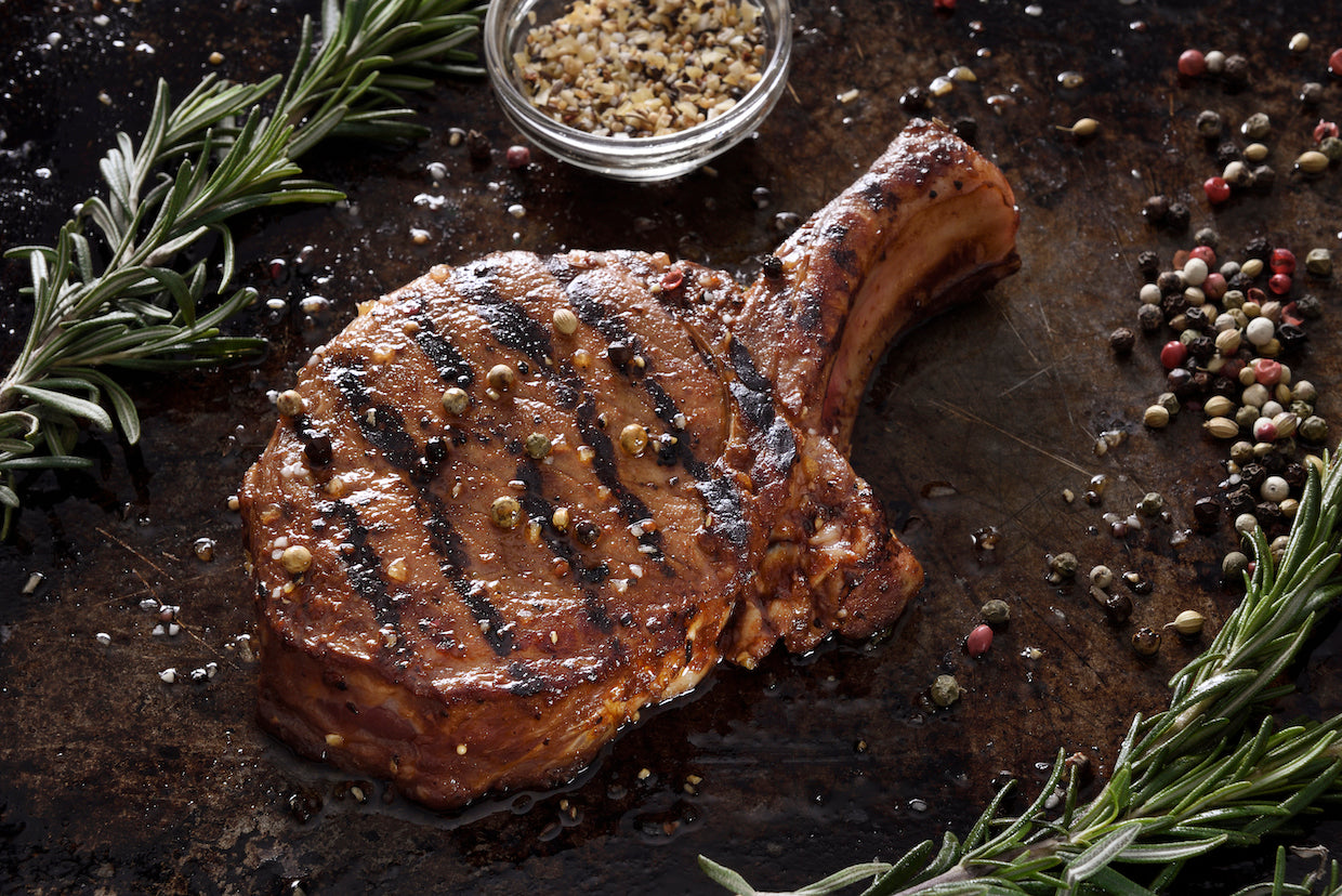 French Center Cut Bone-In Pork Chops (12oz) – New York Steak
