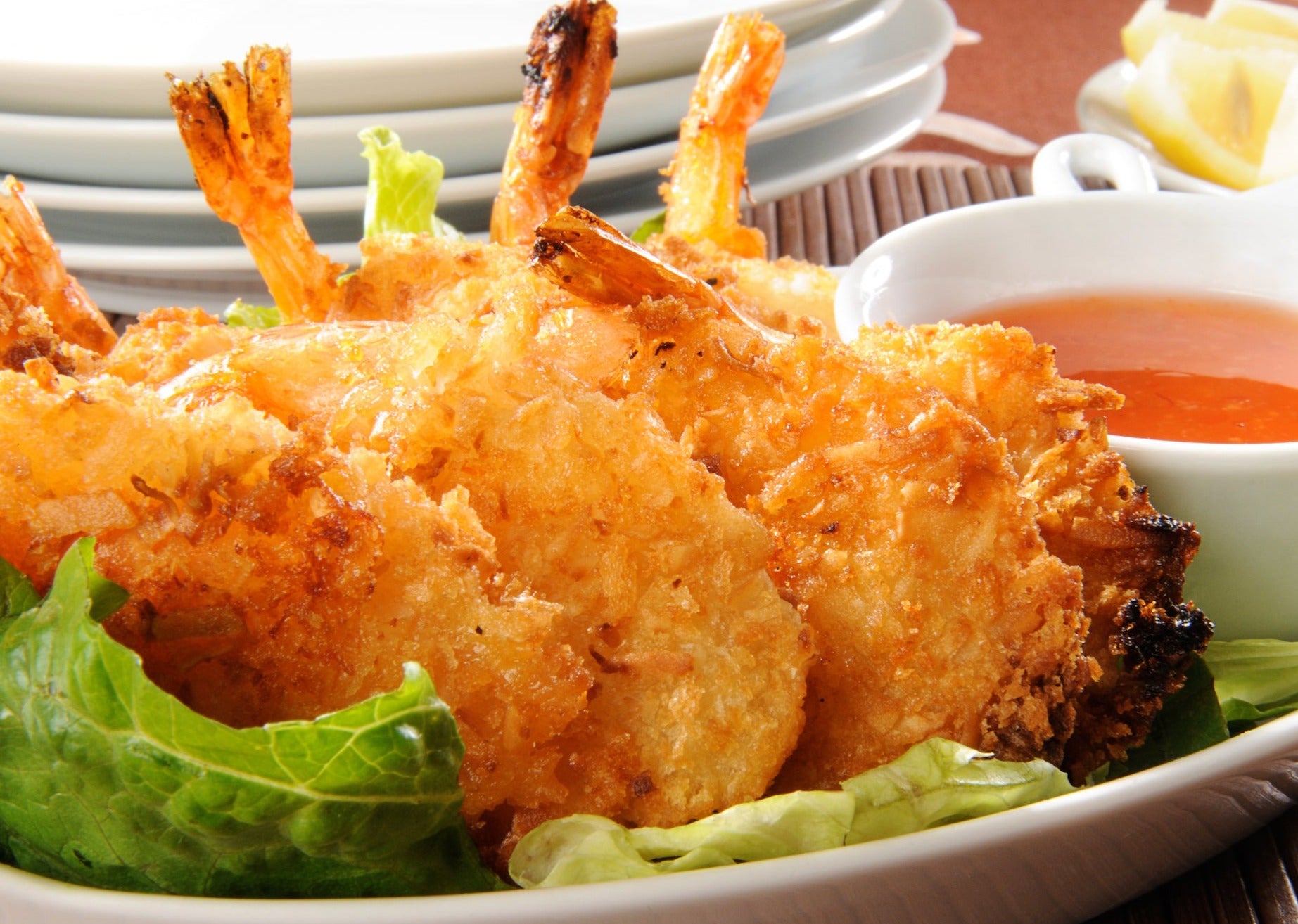 Bread Crumbs Crispy Fried Shrimp In Air Fryer Bread Crumbs Jumbo