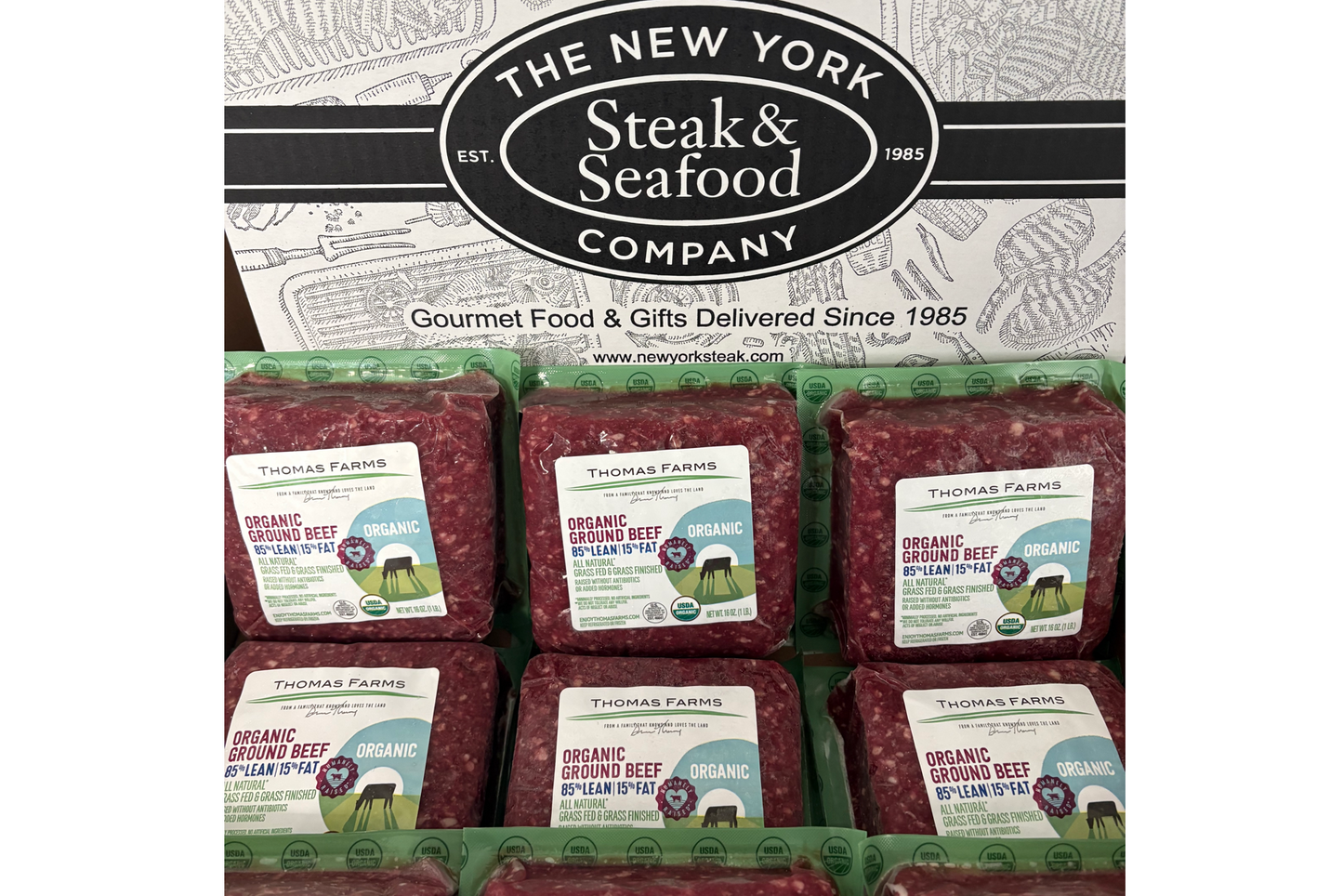 100% Grass-Fed Organic Ground Beef