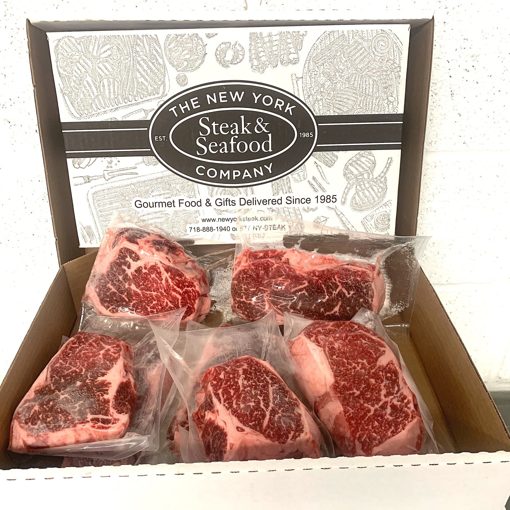 American Wagyu Rib Eye Steaks – New York Steak & Seafood Co.