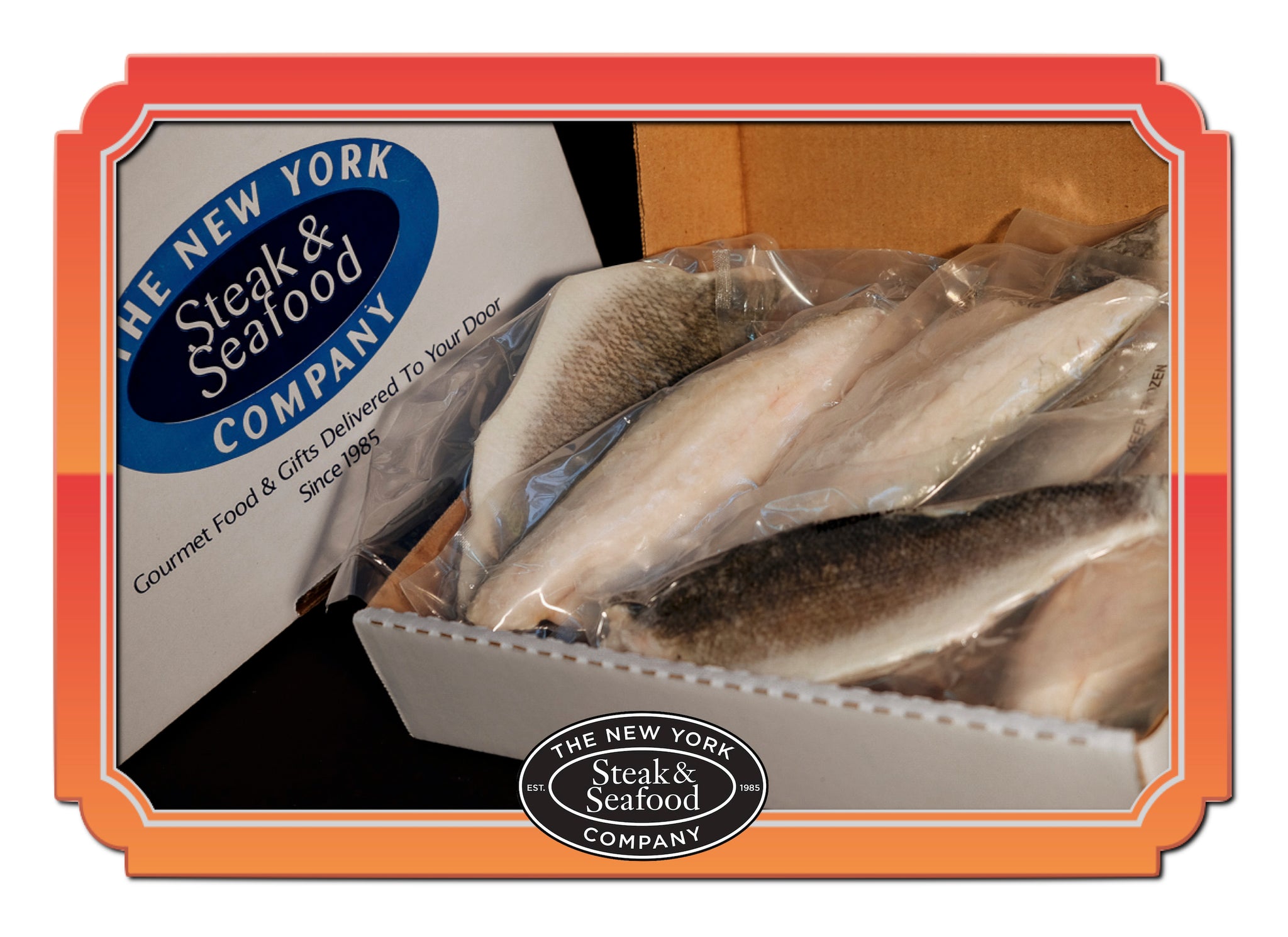 Moda Branzino (Sea Bass) – Bulk Gutted Whole Fish, 10 pcs, 5–6 lbs Total