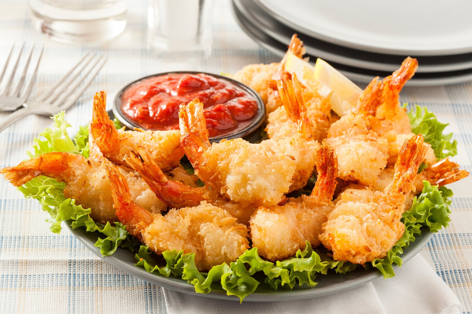 Bread Crumbs Battered Shrimp Air Fryer Grilled Shrimp Air Fryer
